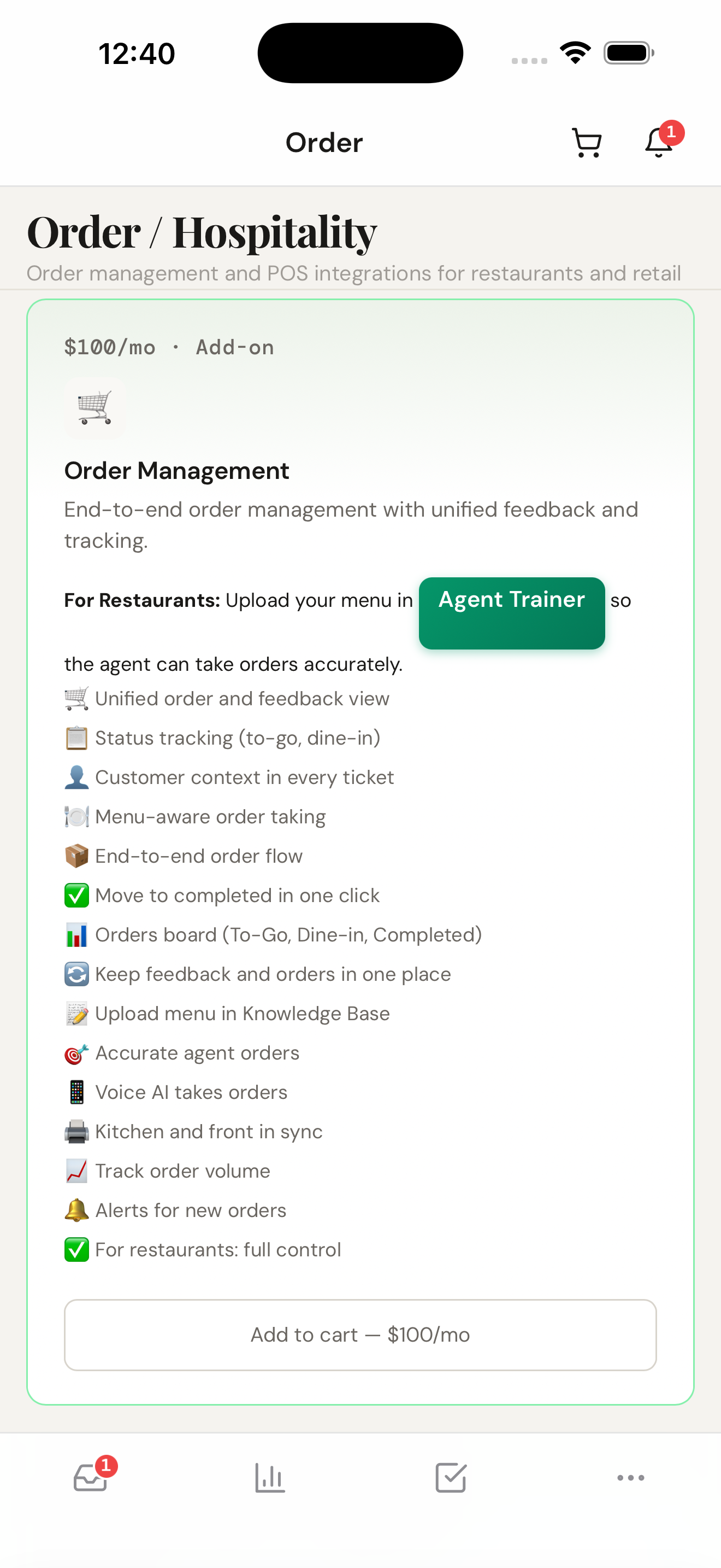 Order Management